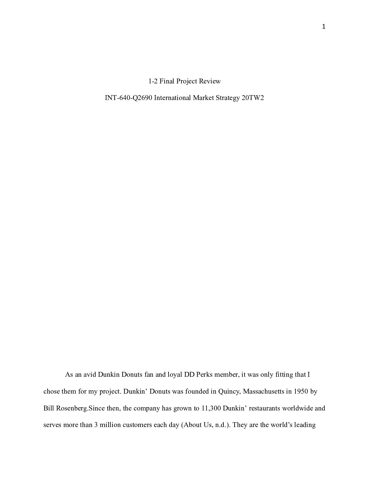 Preview image for INT 640   Final Project Review|    1-2 Final Project Review  INT-640-Q2690 Internation